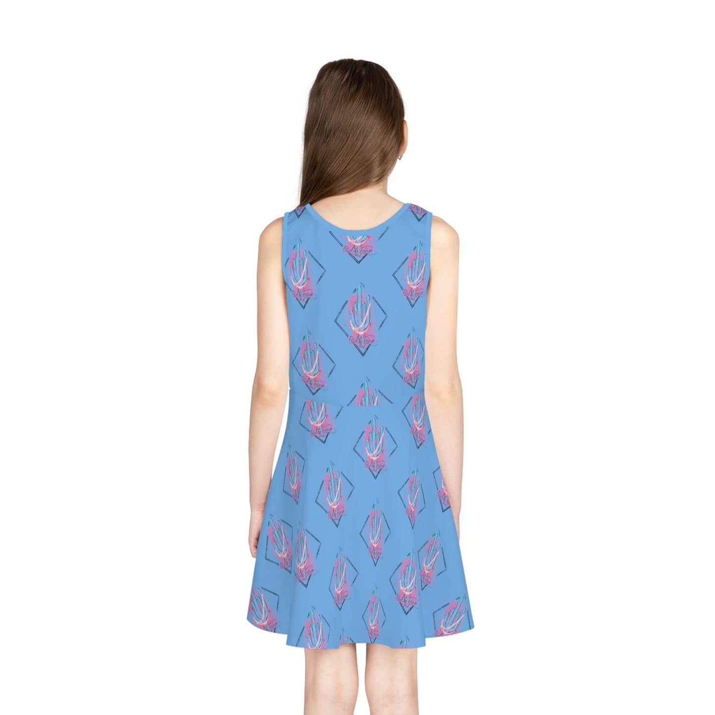 Girls' Sleeveless Sundress (AOP)