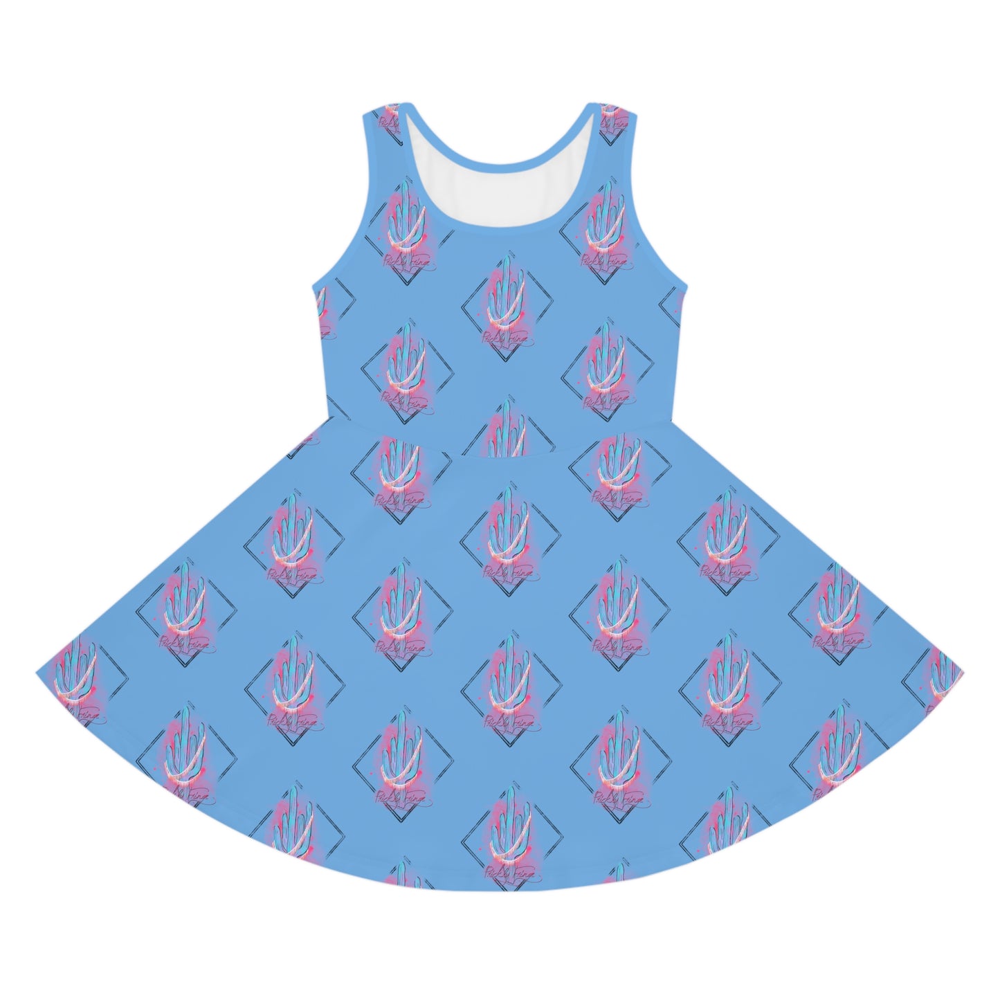 Girls' Sleeveless Sundress (AOP)